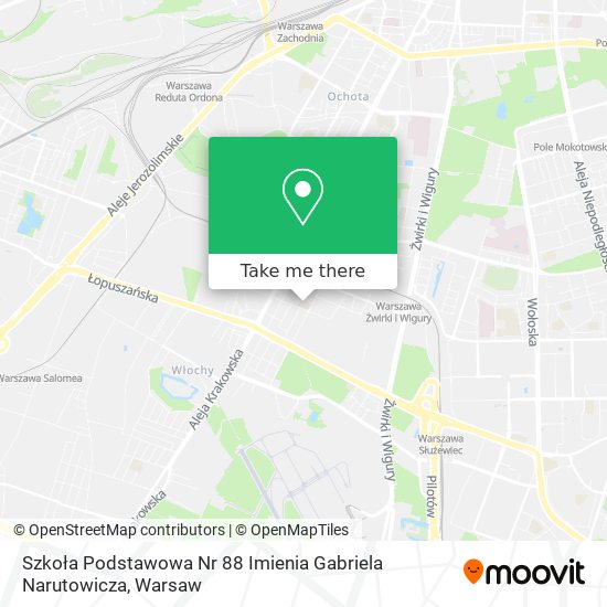 Szkoła Podstawowa Nr 88 Imienia Gabriela Narutowicza map