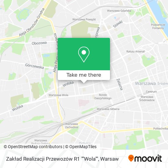 Zakład Realizacji Przewozów R1 ""Wola"" map