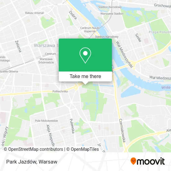 Park Jazdów map