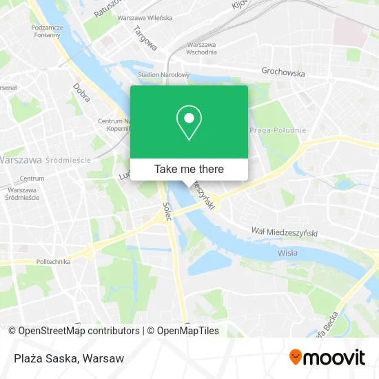 Plaża Saska map