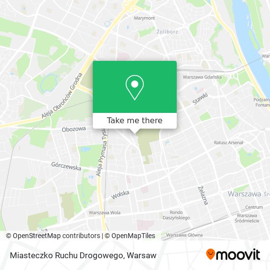 Miasteczko Ruchu Drogowego map