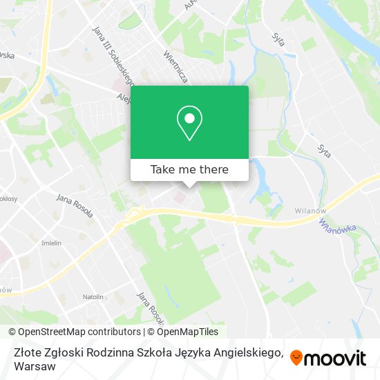 Złote Zgłoski Rodzinna Szkoła Języka Angielskiego map