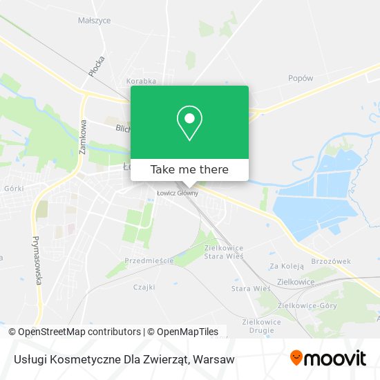 Usługi Kosmetyczne Dla Zwierząt map