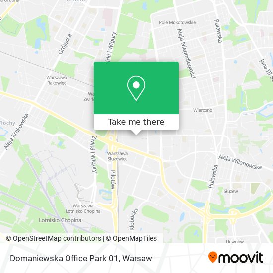 Domaniewska Office Park 01 map