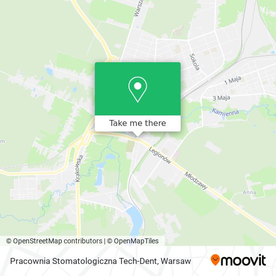 Pracownia Stomatologiczna Tech-Dent map