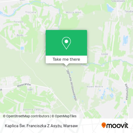 Kaplica Św. Franciszka Z Asyżu map