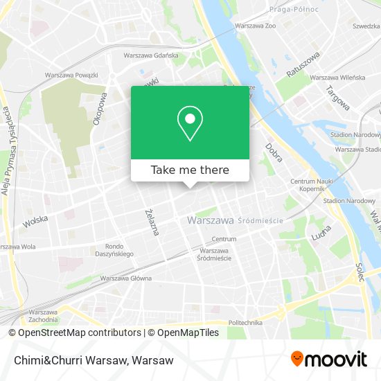 Chimi&Churri Warsaw map