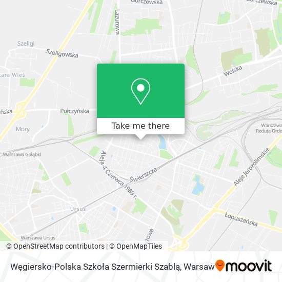 Węgiersko-Polska Szkoła Szermierki Szablą map