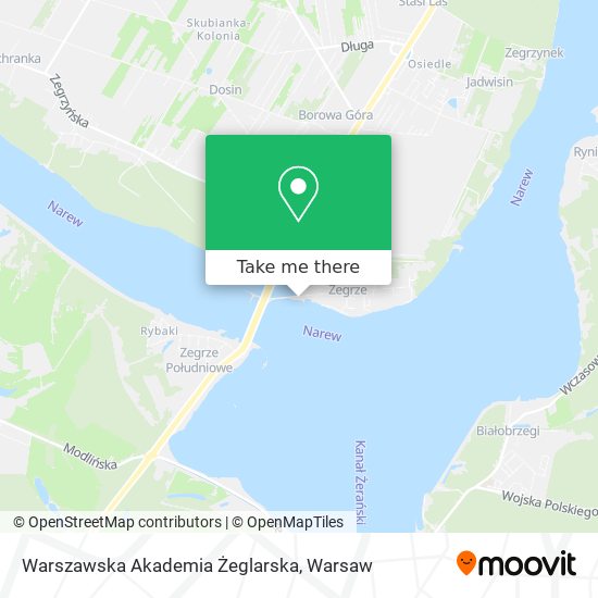 Warszawska Akademia Żeglarska map