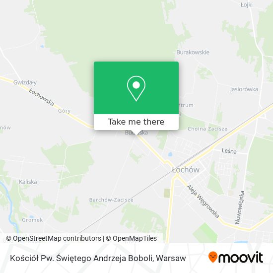 Kościół Pw. Świętego Andrzeja Boboli map