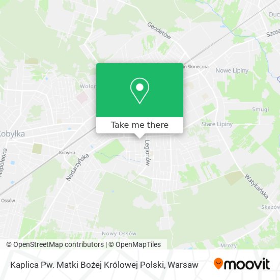 Kaplica Pw. Matki Bożej Królowej Polski map