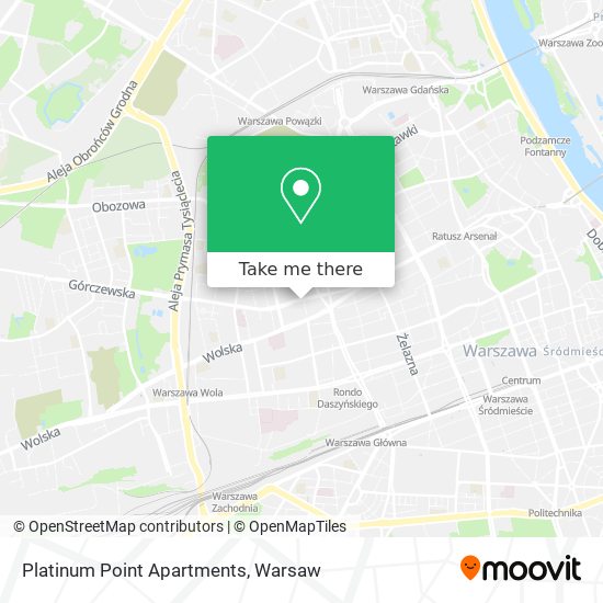 Platinum Point Apartments map