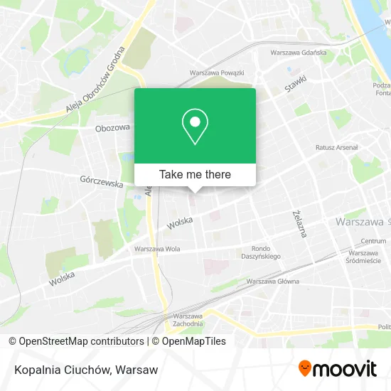 Kopalnia Ciuchów map