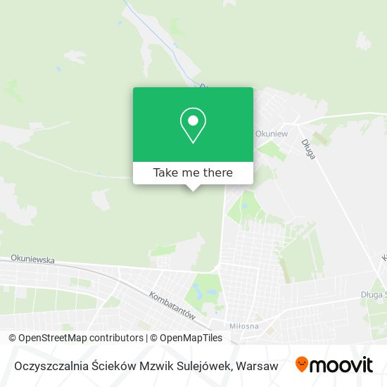 Oczyszczalnia Ścieków Mzwik Sulejówek map