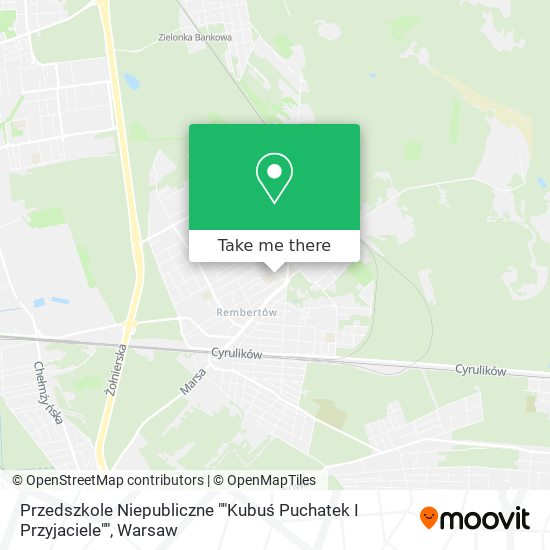 Przedszkole Niepubliczne ""Kubuś Puchatek I Przyjaciele"" map