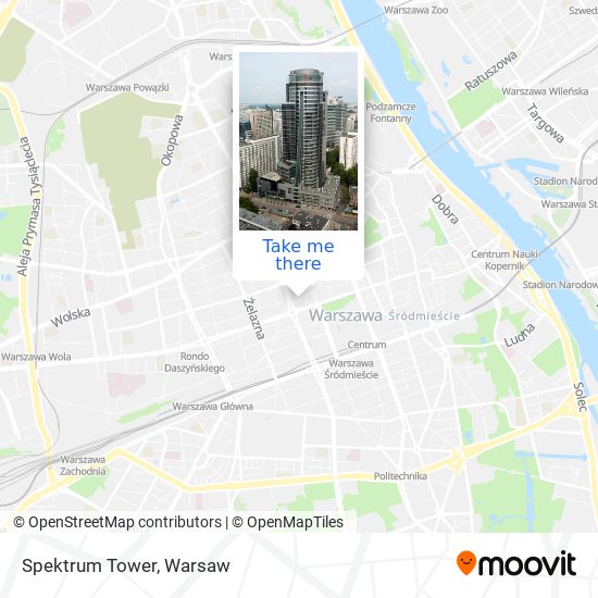 Spektrum Tower map