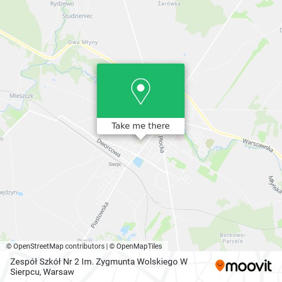 Zespół Szkół Nr 2 Im. Zygmunta Wolskiego W Sierpcu map