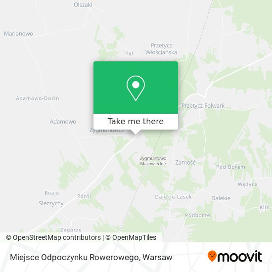 Miejsce Odpoczynku Rowerowego map