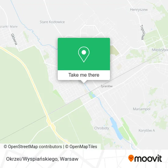 Okrzei/Wyspiańskiego map