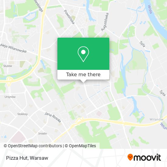 Pizza Hut map