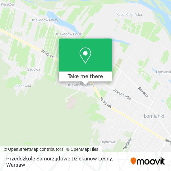 Przedszkole Samorządowe Dziekanów Leśny map