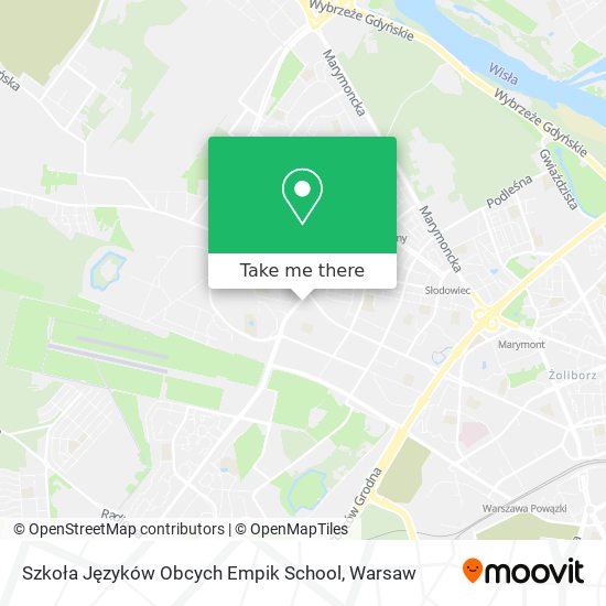 Szkoła Języków Obcych Empik School map