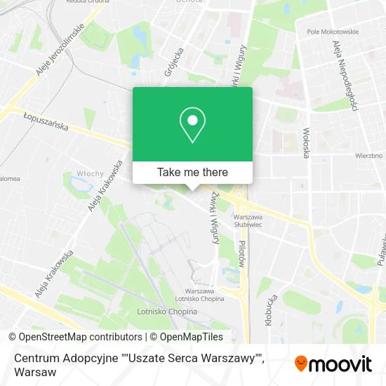 Карта Centrum Adopcyjne ""Uszate Serca Warszawy""