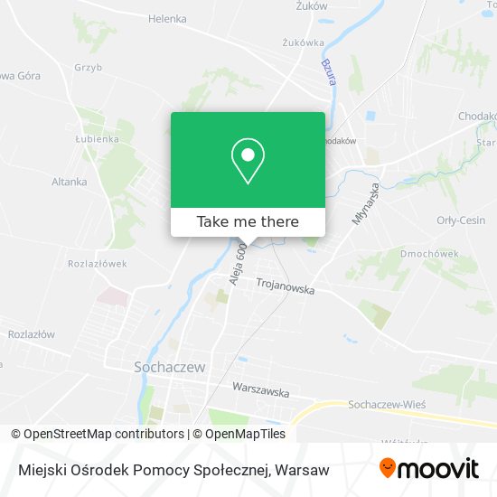 Miejski Ośrodek Pomocy Społecznej map