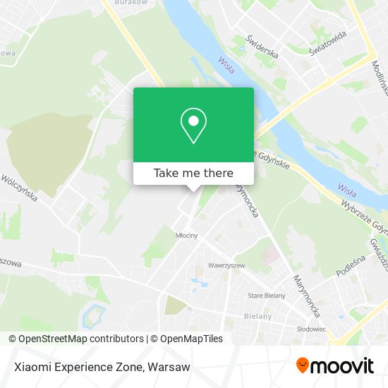 Xiaomi Experience Zone map