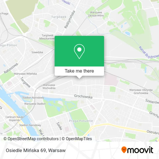 Osiedle Mińska 69 map