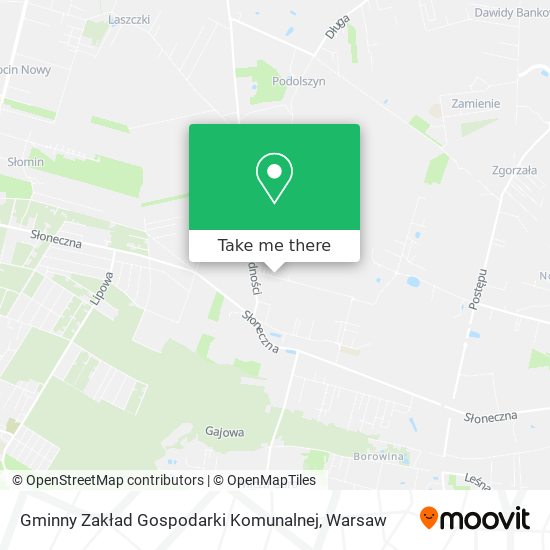 Gminny Zakład Gospodarki Komunalnej map