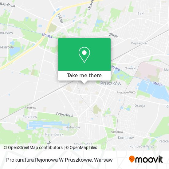 Prokuratura Rejonowa W Pruszkowie map