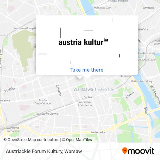 Карта Austriackie Forum Kultury