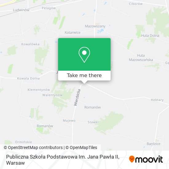 Publiczna Szkoła Podstawowa Im. Jana Pawła II map