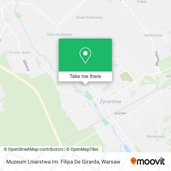 Muzeum Lniarstwa Im. Filipa De Girarda map