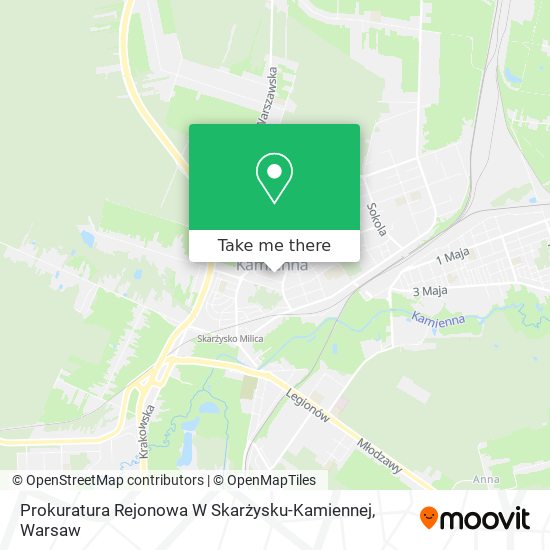 Prokuratura Rejonowa W Skarżysku-Kamiennej map