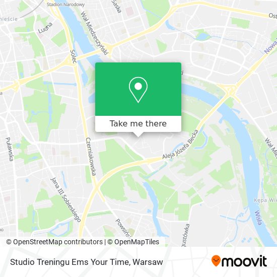 Studio Treningu Ems Your Time map