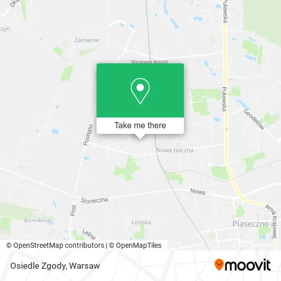 Osiedle Zgody map