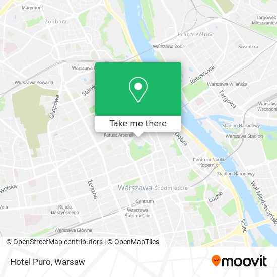 Hotel Puro map