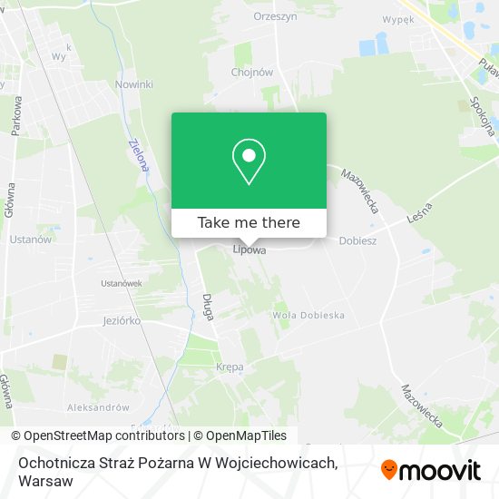 Ochotnicza Straż Pożarna W Wojciechowicach map