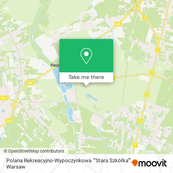 Polana Rekreacyjno-Wypoczynkowa ""Stara Szkółka"" map