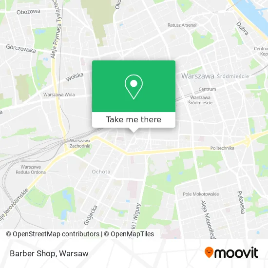 Карта Barber Shop