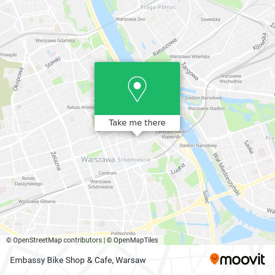 Карта Embassy Bike Shop & Cafe