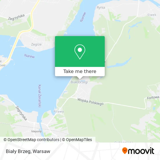 Карта Biały Brzeg