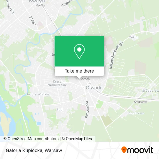 Карта Galeria Kupiecka