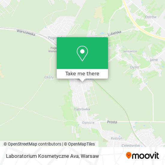 Laboratorium Kosmetyczne Ava map