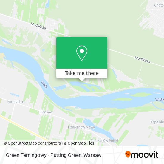 Green Terningowy - Putting Green map