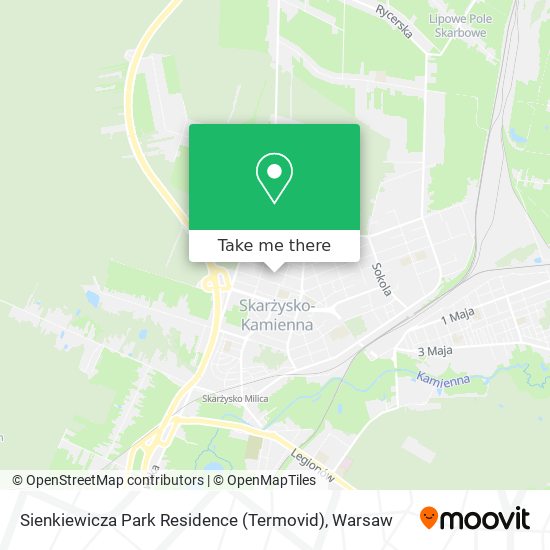 Sienkiewicza Park Residence (Termovid) map