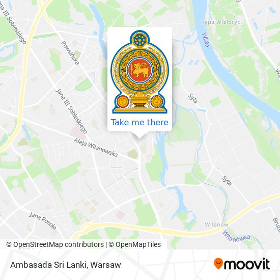 Ambasada Sri Lanki map