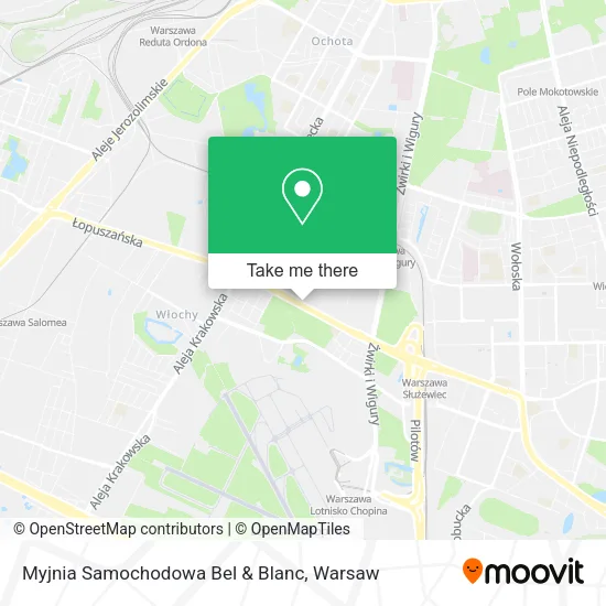 Myjnia Samochodowa Bel & Blanc map